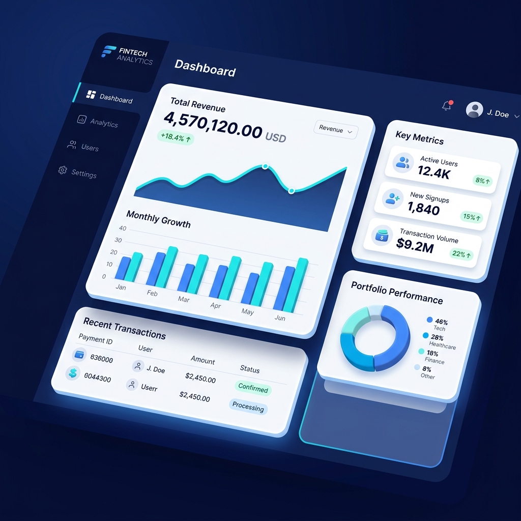 Fintech Dashboard Analytics